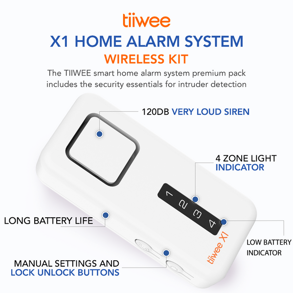 Tiiwee X1-XL Home Alarm System - Tiiwee.com